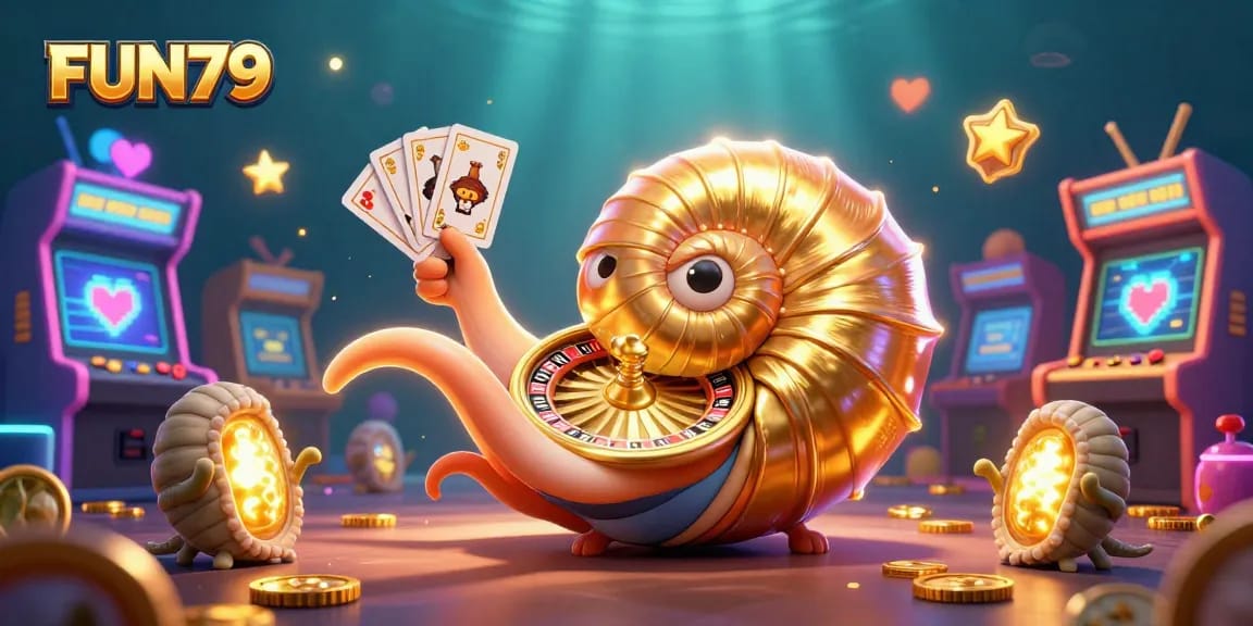 Engage with FUN79's vibrant gaming experience, where an ancient nautilus rules the thrilling online casino world.