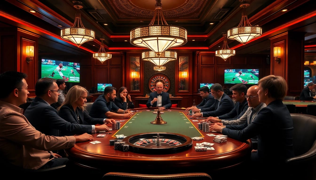 Engaging poker players strive for winning strategies while tracking kqbd betting updates.