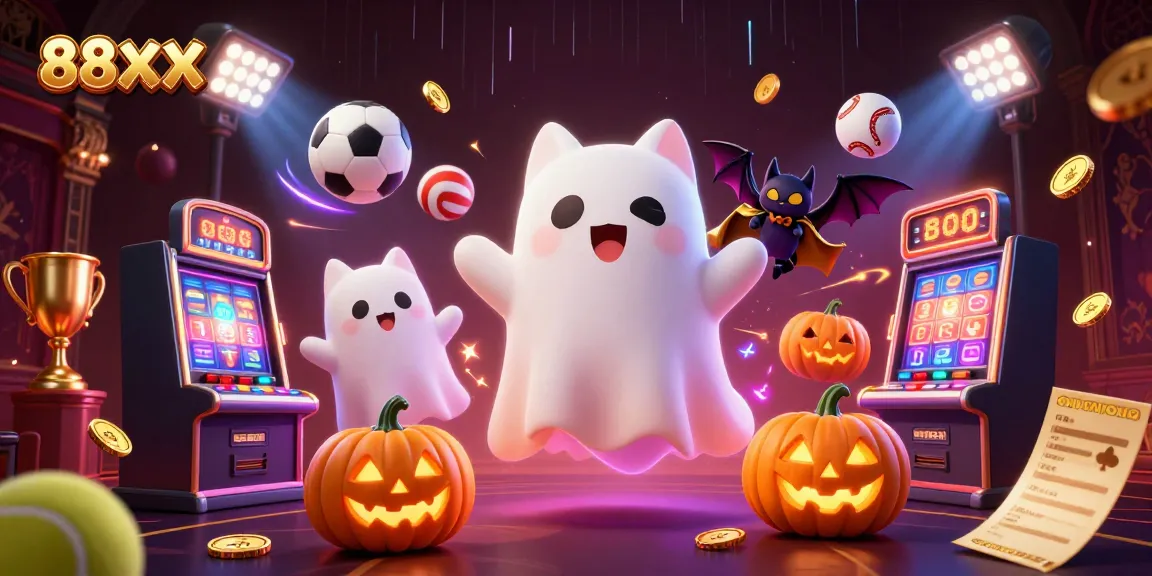 Engage with the lively 88XX casino scene featuring ghostly fun and sports excitement.