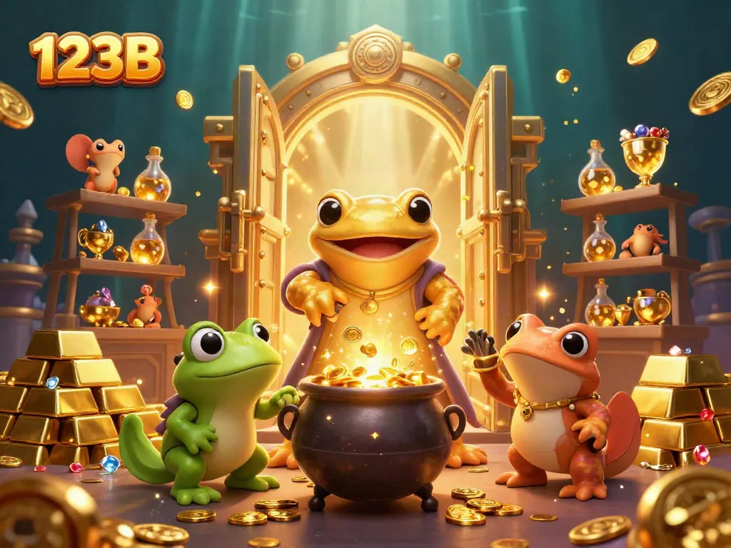 Players enjoy immersive 123B gaming with captivating gold-themed imagery and vibrant casino elements.