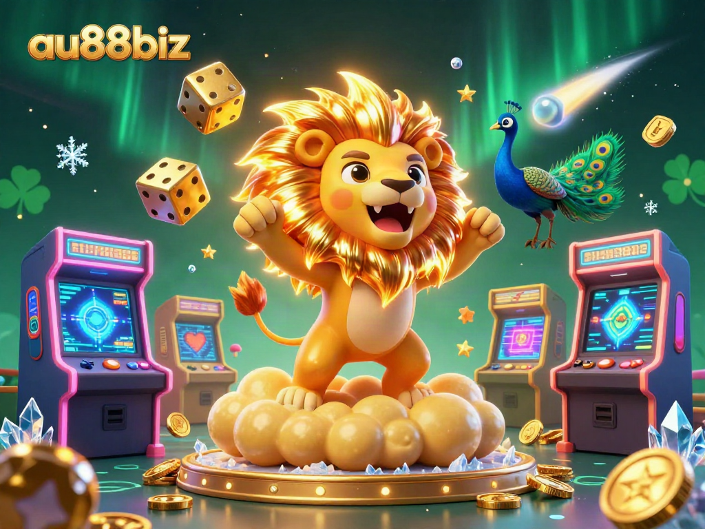 Experience the thrill at au88biz with our exciting casino game ambiance featuring vibrant characters and colorful gameplay.