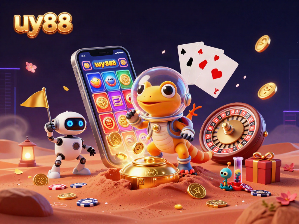 Engage with uy88's vibrant Martian casino adventure featuring immersive gaming elements.