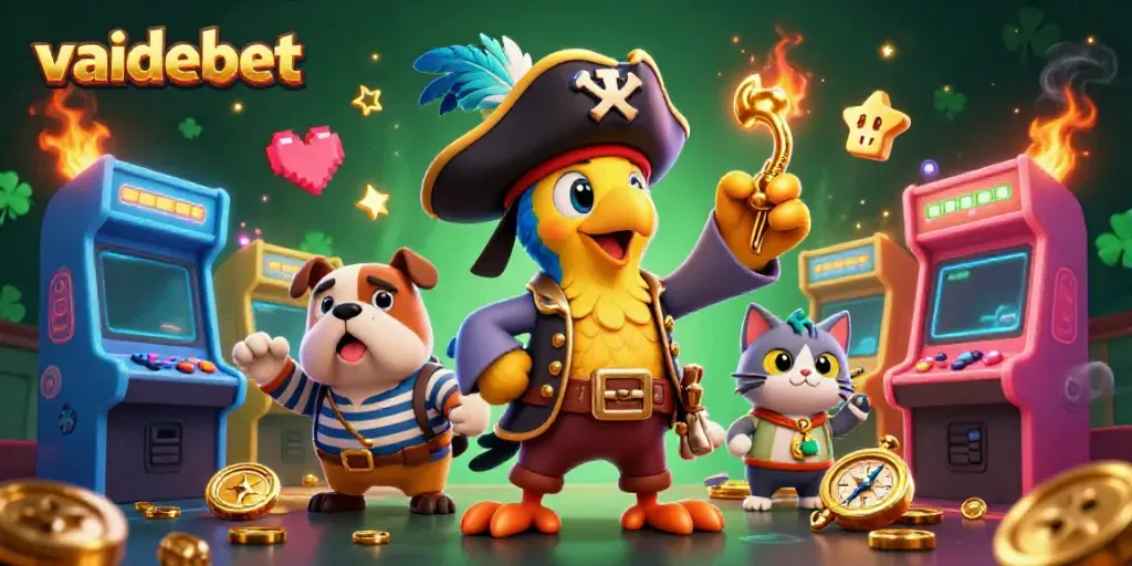 Win big with vaidebet in an interactive 3D casino adventure featuring exciting gameplay elements.