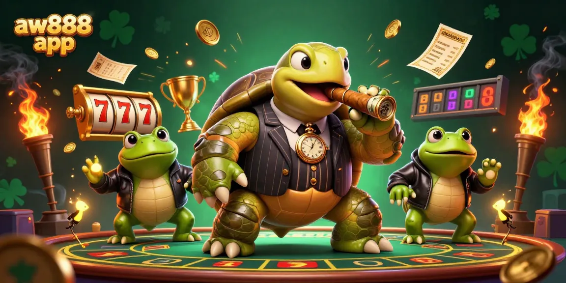 Experience thrilling gameplay with the aw888 app featuring unique 3D characters and casino elements.