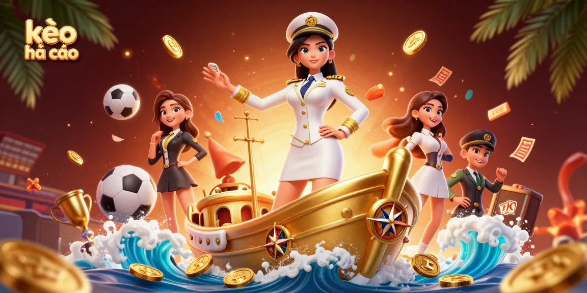 Bet and win at kèo nhà cái with dynamic sports betting elements surrounding an elegant officer.
