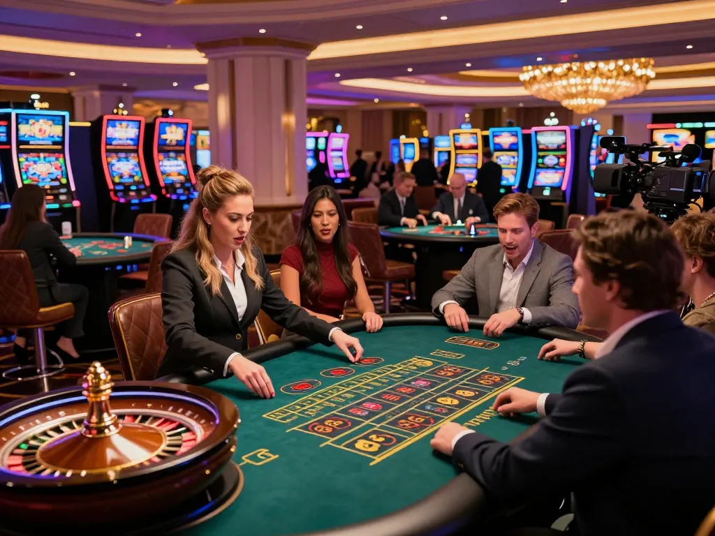 Engaged players betting at the roulette table, capturing the excitement of 33CC casino gaming.