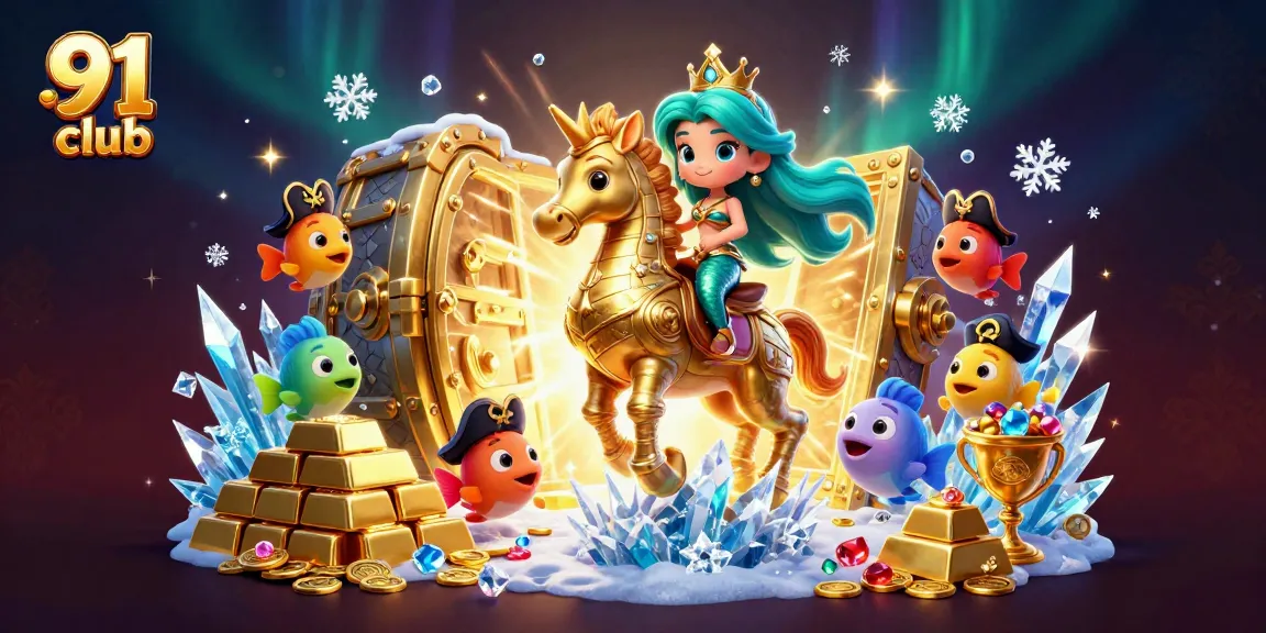 Engage in thrilling gaming adventures at 91 club with a vibrant underwater scene.