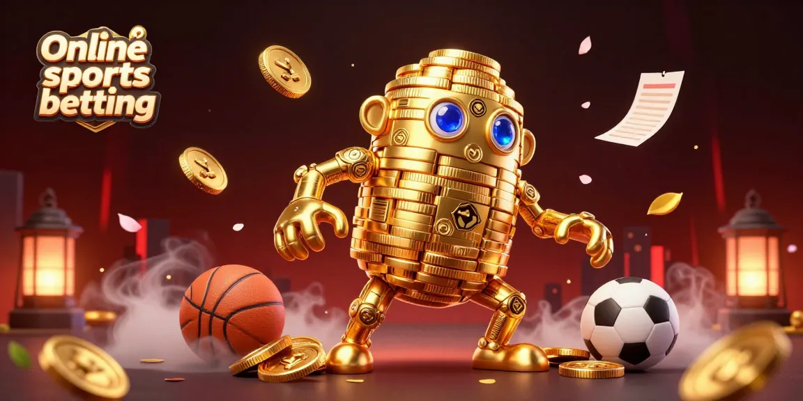 Engage in online sports betting with dynamic characters and sports elements in an ultra-detailed 3D illustration.