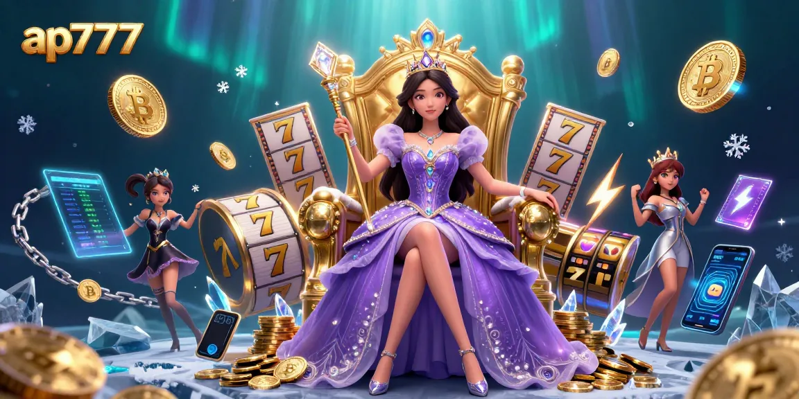 Gire para ganhar no ap777 com máquinas de slots envolventes, recompensas douradas e uma princesa de contos de fadas.