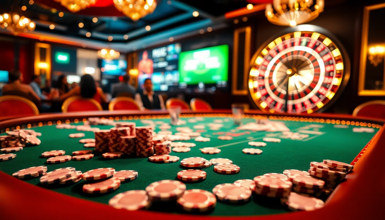 Truques para ganhar dinheiro online são exibidos com fichas de poker e cartas em uma mesa de cassino.