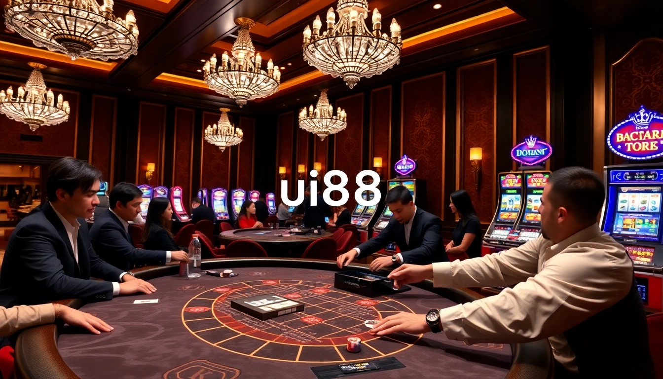 Play the exciting game at uu88 casino with engaging Baccarat action and vibrant atmosphere.