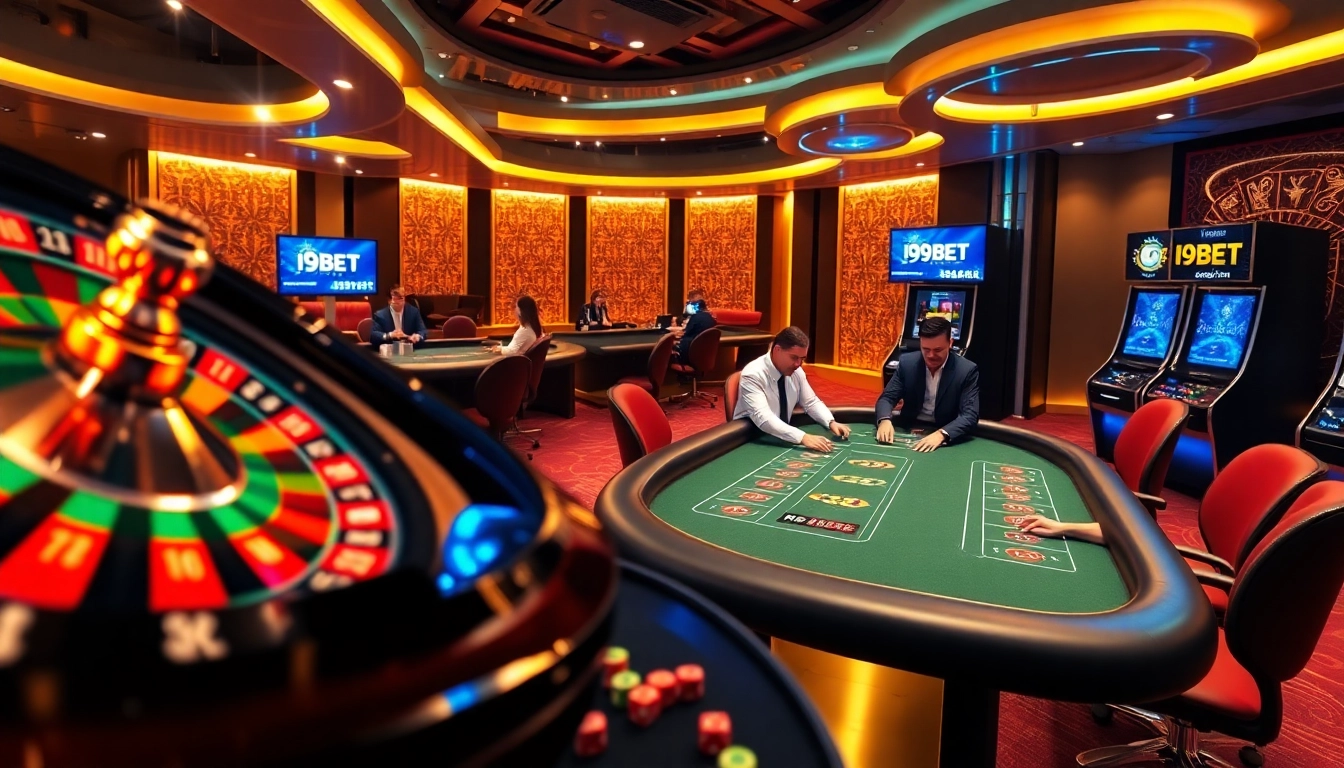 I9BET showcases an interactive online casino experience with engaging games and vibrant elements.