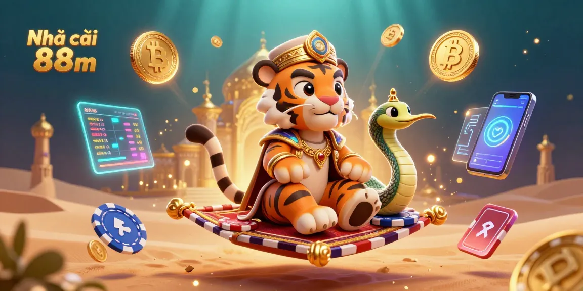 Engage with the vibrant world of Nhà cái 88m as a tiger sultan navigates a casino adventure.
